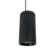 Nora NYLD2-6C10127BBBAC - 6" Cobalt Cable Mount Cylinder, Black, 1000L, 2700K, Black/Black Reflector, 120V Triac/ELV