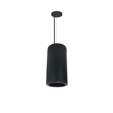 Nora NYLS3-6C1L327NP01BBB - 6" Sapphire III Cable Mount Black Cylinder, Black Reflector/Black Flange, 120V; Phase Dimming,
