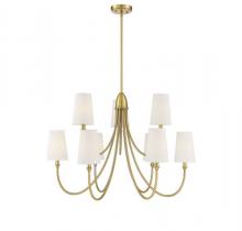 Savoy House 1-2541-9-322 - Cameron 9-Light Chandelier in Warm Brass