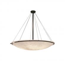 Justice Design Group CLD-9699-35-DBRZ-LED9-9000 - 60" LED Pendant Bowl w/ Ring