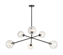 Matteo Lighting C81706BKCL - Novo Black Pendant