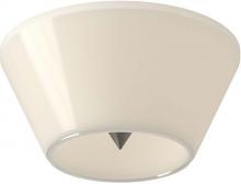 Kuzco Lighting Inc FM45710-BN/GO - Holt 10-in Brushed Nickel/Glossy Opal Glass LED Flush Mount