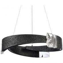 ZEEV Lighting CD11608-LED-3-25-TMBK - Arcus LED, 25" Segmental Crystal Chandelier in Textured Black