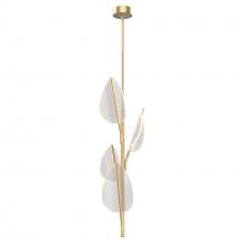 Alora Lighting PD321104NB - Flora 4 Head Natural Brass LED Pendant
