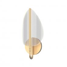 Alora Lighting WV321101NB - Flora 7-in Natural Brass LED Wall/Vanity