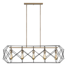 Visual Comfort & Co. Studio Collection 6634105-848 - Zarra Five Light Linear