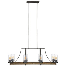 Visual Comfort & Co. Studio Collection F3136/8DWK/SGM - Angelo Linear Chandelier